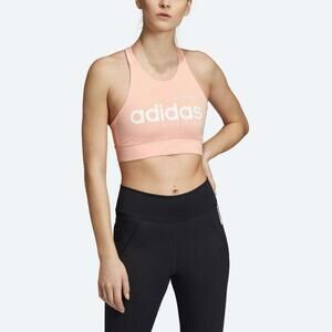 NWOT Adidas Brilliant Basics Sports Bra, size medium, pink